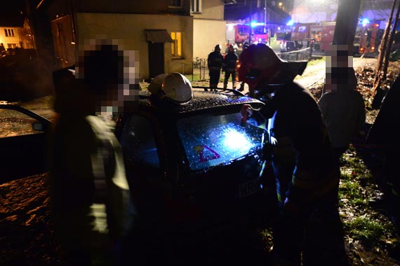 Ogień mógł przenieść się na budynki