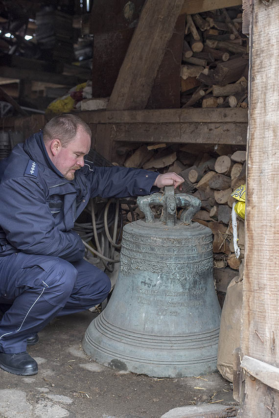 Dzwon z 1672 roku odnaleziony w stodole