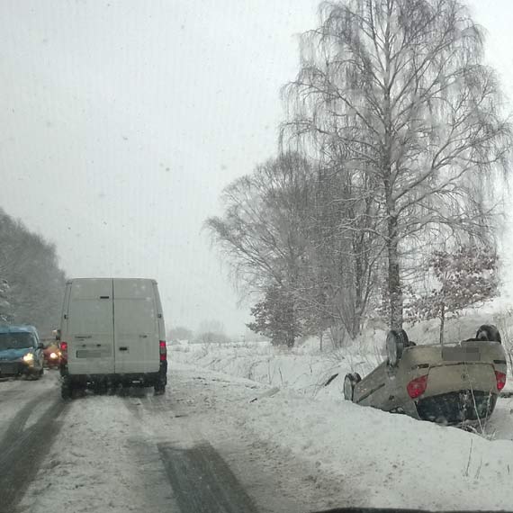 Renault dachowa�o za Dobropolem