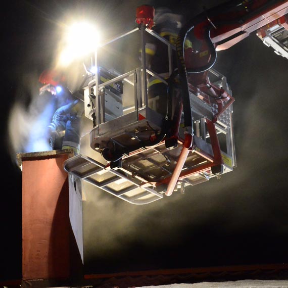 Gro�ny po�ar sadzy w Wapnicy 