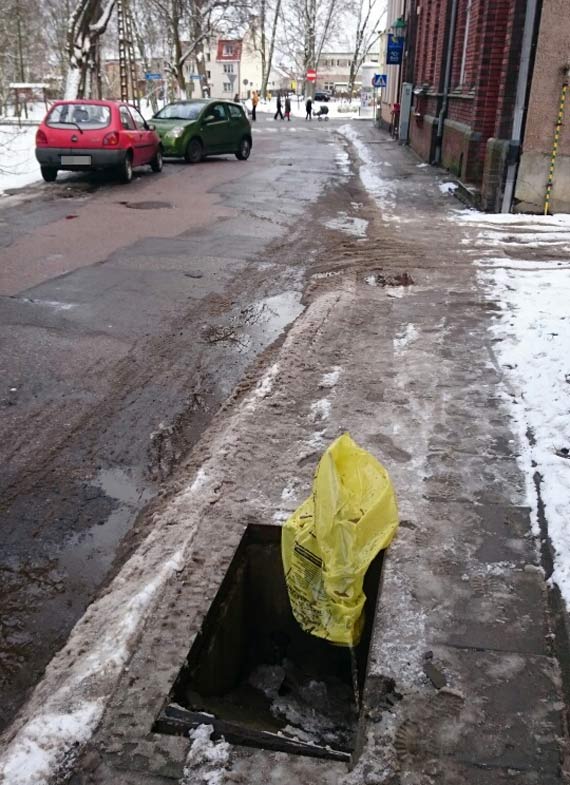 Dziur� zaj�to si� dopiero po naszej interwencji 