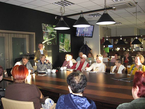 �rodowe spotkanie UTW w kawiarni Pistacchio