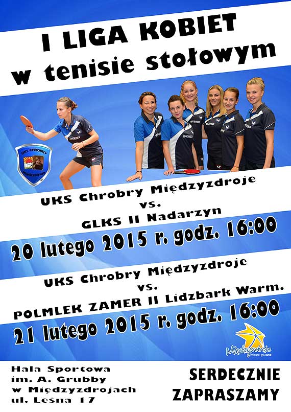 Spotkania I ligi tenisa sto�owego kobiet