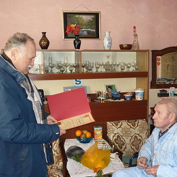 �yczenia z okazji 90. urodzin Pana Karola Kazimierza Aftyki z Wolina