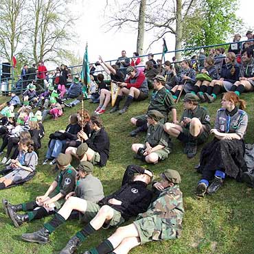 Golczewo: Kilkudziesi�ciu harcerzy rozbi�o ob�z