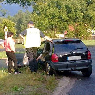 Zderzenie dw�ch tir�w