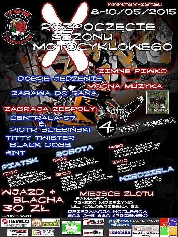 10 maja odb�dzie si� rozpocz�cie sezonu motocyklowego