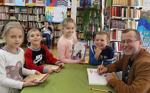 Pan Tik Tak w mi�dzyzdrojskiej bibliotece