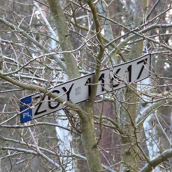 Kto zgubi� tablic� rejestracyjn�?!