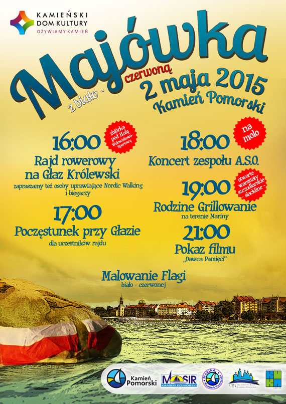Święto Flagi 2 maja czyli Majówka z biało-czerwoną w Kamieniu Pomorskim