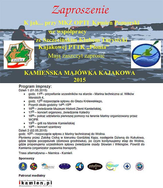 Kamie�ska Maj�wka Kajakowa  2015