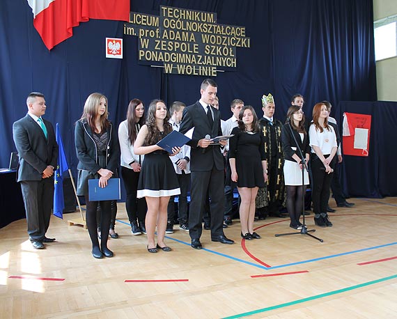 Rocznica uchwalenia Konstytucji 3 Maja w Zespole Szk� Ponadgimnazjalnych w Wolinie