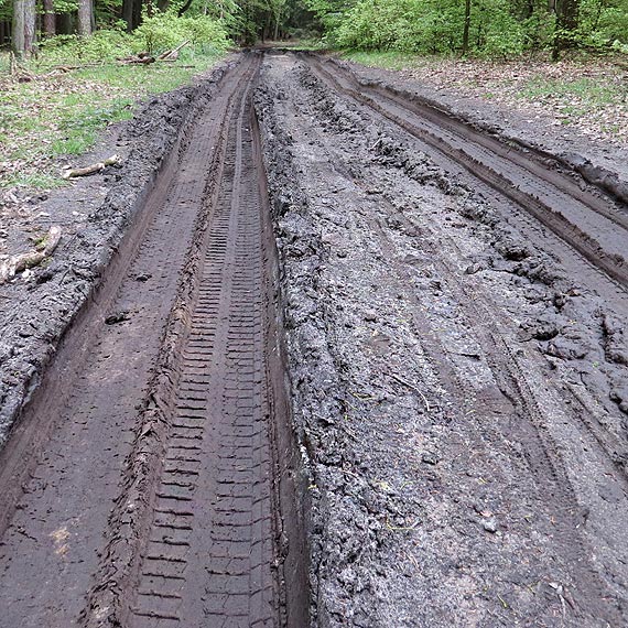 Drogą dla rowerów przejechały ciężkie samochody. Zobaczcie, jaki jest tego efekt!