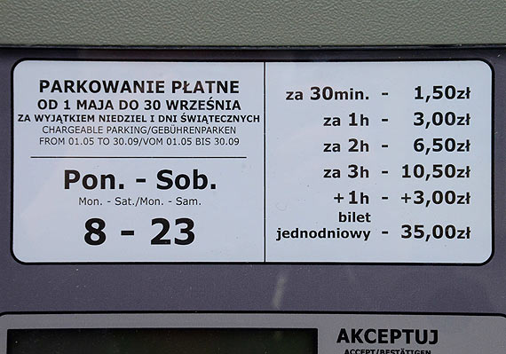 Stawiasz auto? Nie zapomnij o op�acie