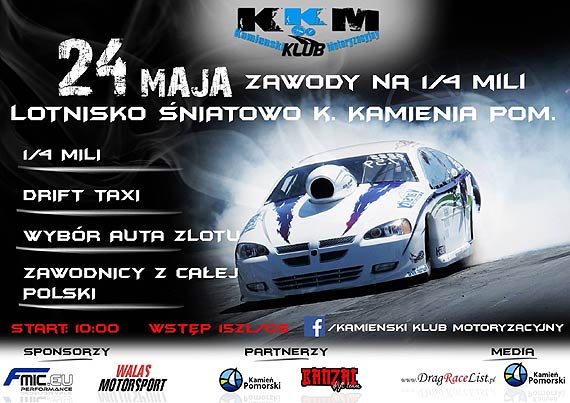 Zawody na 1/4 Mili �niatowo k. Kamienia Pomorskiego