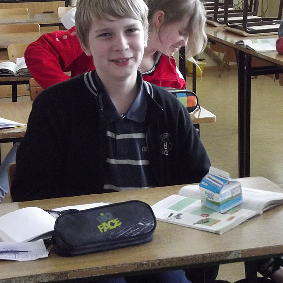 Dzie� Mleka w Publicznym Gimnazjum w Kamieniu Pomorskim