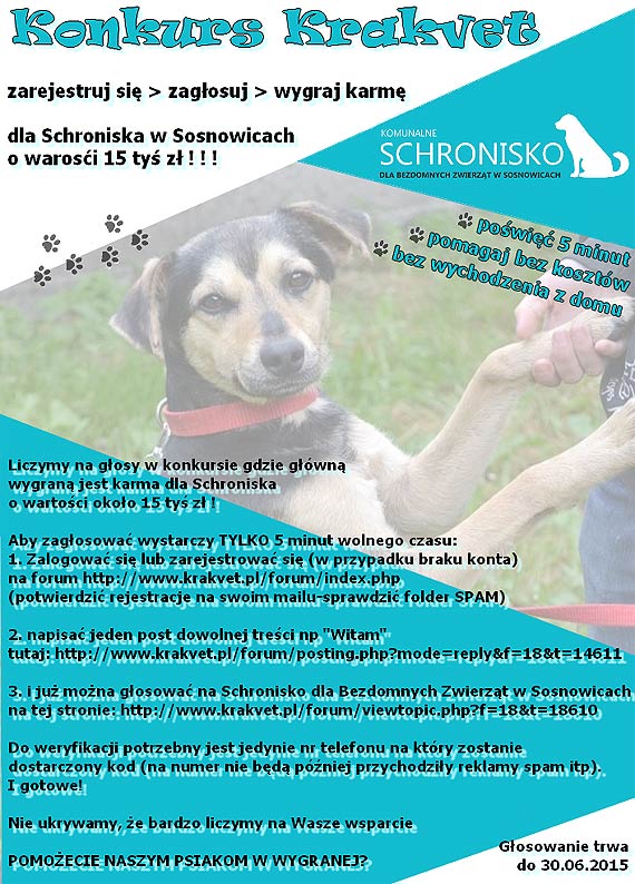 Pom� zape�ni� misk� bezdomnego psa - oddaj g�os w konkursie!!