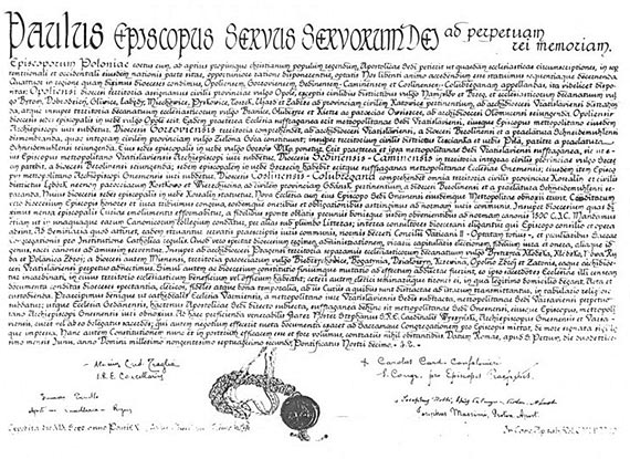 Bulla ,,Episcoporum Poloniae coetus” papie�a Pawe� VI