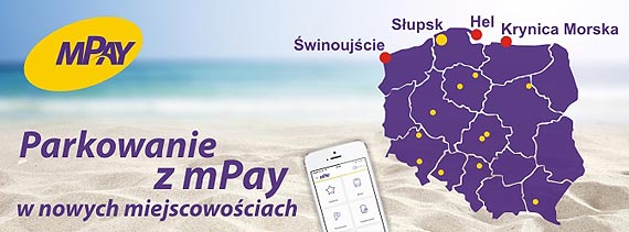 Wakacje z p�atno�ci� przez aplikacj�. Nad morzem zap�acimy za parkowanie kom�rk� i otrzymamy zwrot  10% koszt�w