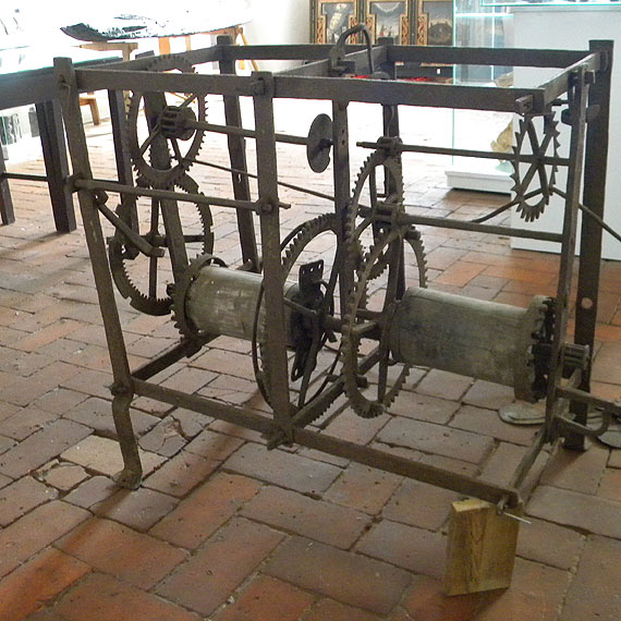 Mechanizm zegarowy z ko�cio�a w Mechowie w MHZK