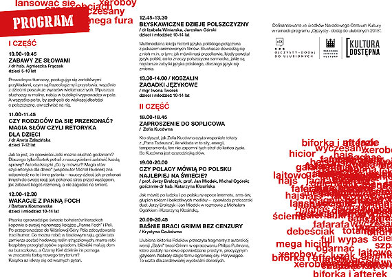 Prof. Bralczyk, prof. Miodek, Kuc�wna …. czyli „Polski galopem” ju� 17 lipca w Mi�dzyzdrojach!