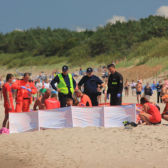 58-latek uton�� w Ba�tyku