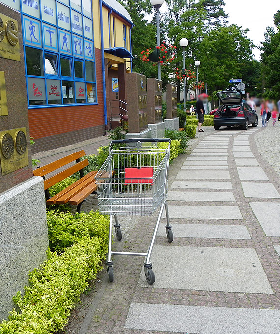 DZIWN�W: W�druj�ce w�zki supermarket�w