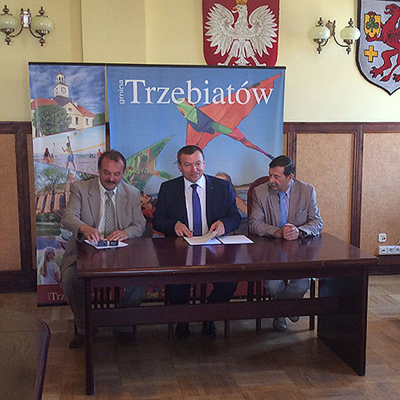 Spotkanie z Jaros�awem Rzep� w Trzebiatowie
