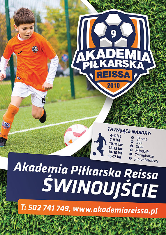Ruszy�y nabory do nowego klubu sportowego w �winouj�ciu - Akademii Pi�karskiej Reissa