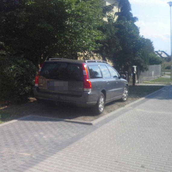 Czytelnik: W Wolinie mistrzowie parkowania nie szanuj� zieleni...