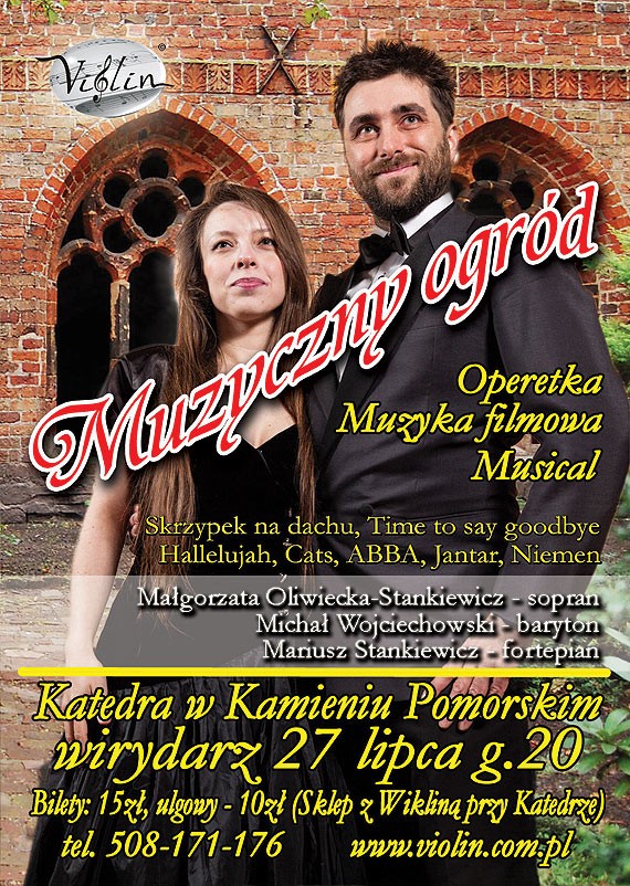 Kolejny koncert z cyklu muzyczny ogr�d odb�dzie si� w Kamieniu Pomorskim