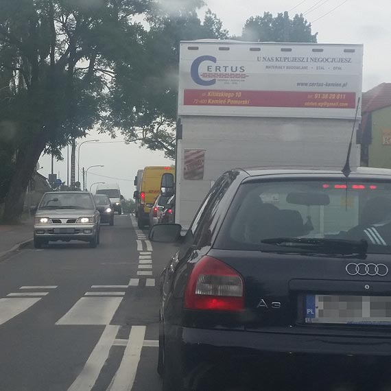 Korki na Długosza dzisiaj osiągnęły apogeum