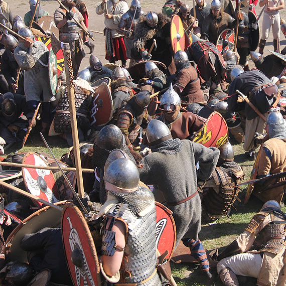 To by�a najwi�ksza bitwa w dziejach festiwalu S�owian I Wiking�w!  