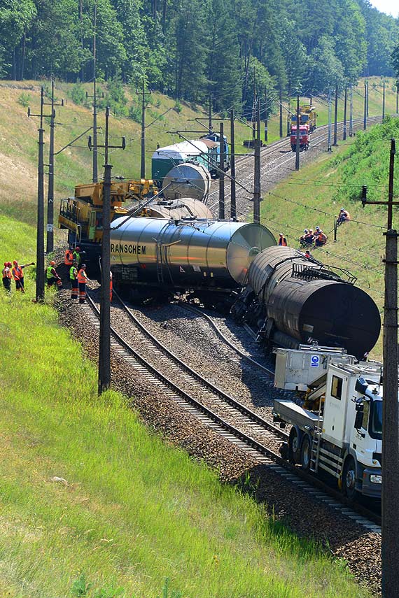 Podr�ni czekaj� na odblokowanie toru. Zobacz film!