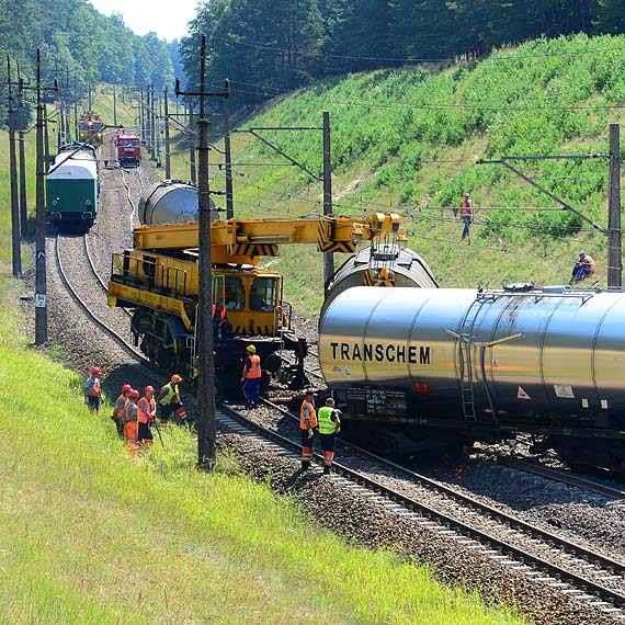 Podr�ni czekaj� na odblokowanie toru. Zobacz film!