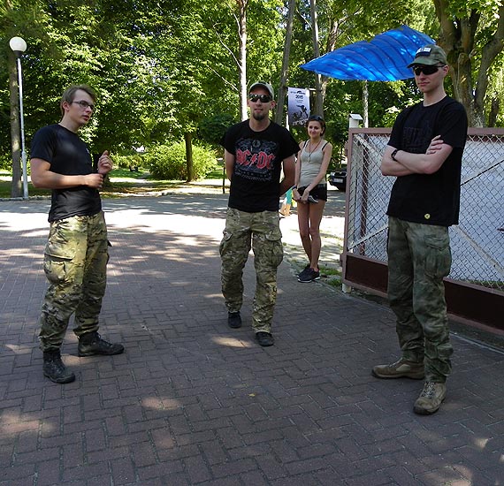Dziwn�w przed festynem komandosa