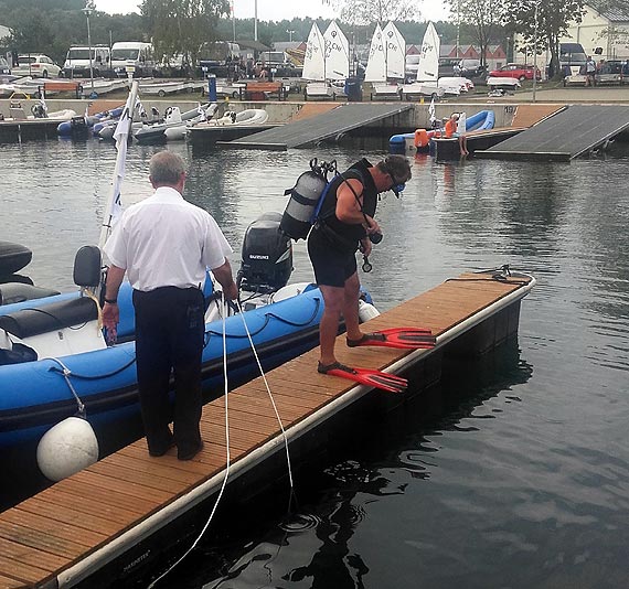 Oj dzia�o si� wczoraj na dziwnowskiej Marinie, oj dzia�o
