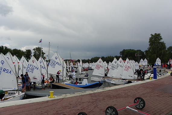 Ceremonia zako�czenia Mistrzostw �wiata w klasie Optimist w Dziwnowie
