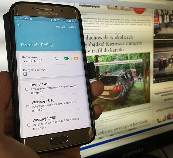 G�uchy telefon dla medi�w? Kom�rka rzecznika kamie�skiej policji jest od kilku dni wy��czona... Zobacz film!