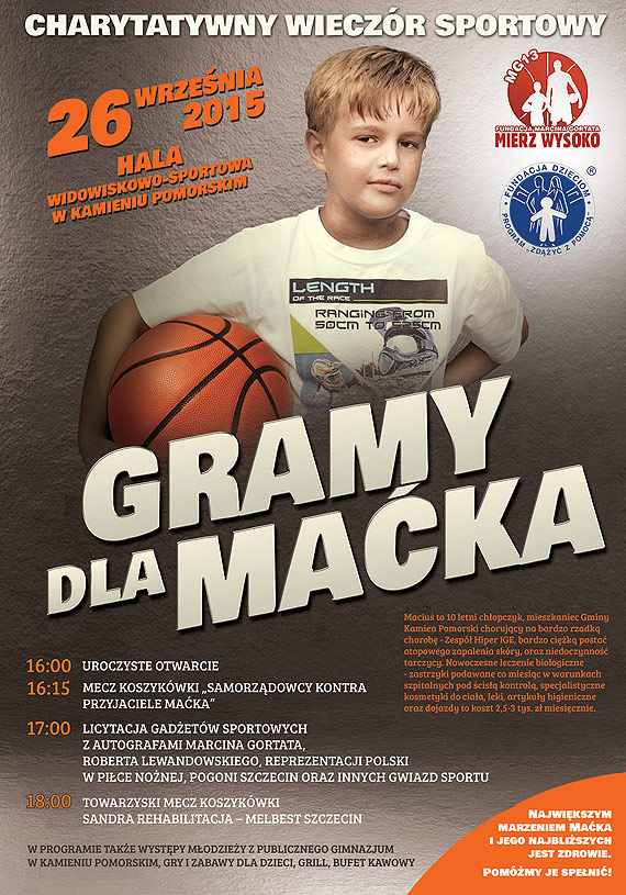 Gramy dla 10-letniego Ma�ka kt�ry cierpi na zesp� Hiper IGE