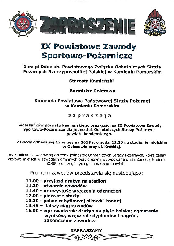 IX Powiatowe Zawody Sportowo-Po�arnicze