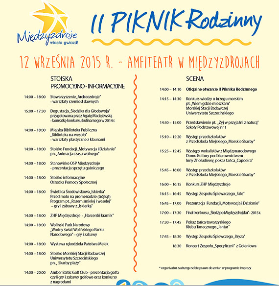 Ju� jutro rusza II Piknik Rodzinny w Mi�dzyzdrojach!