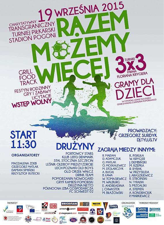 Charytatywny Mi�dzynarodowy Turniej Pi�karski  na rzecz dzieci ofiar wypadku z Kamienia Pomorskiego