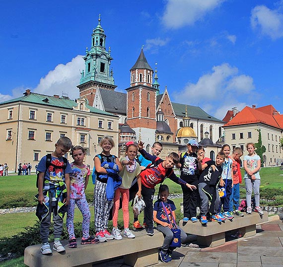 Byli�my w Wieliczce i  Krakowie - realizacja nagrody dla uczni�w klasy  IIIb z PSP Wolin