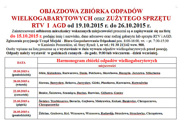 Chcesz si� pozby� zu�ytego sprz�tu RTV i AGD? Rusza wielka zbi�rka! Sprawd� harmonogram! 