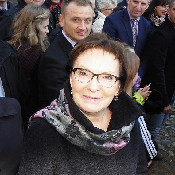Szefowa Platformy Obywatelskiej i rzdu RP Ewa Kopacz w Kamieniu Pomorskim