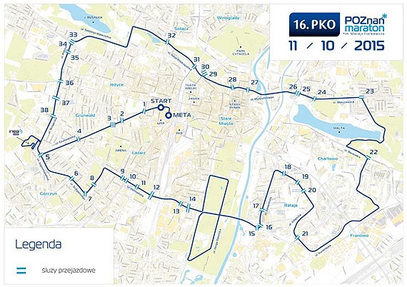 Biegacze z Kamienia Pomorskiego na 16. PKO Pozna Maraton im. Macieja Frankiewicza