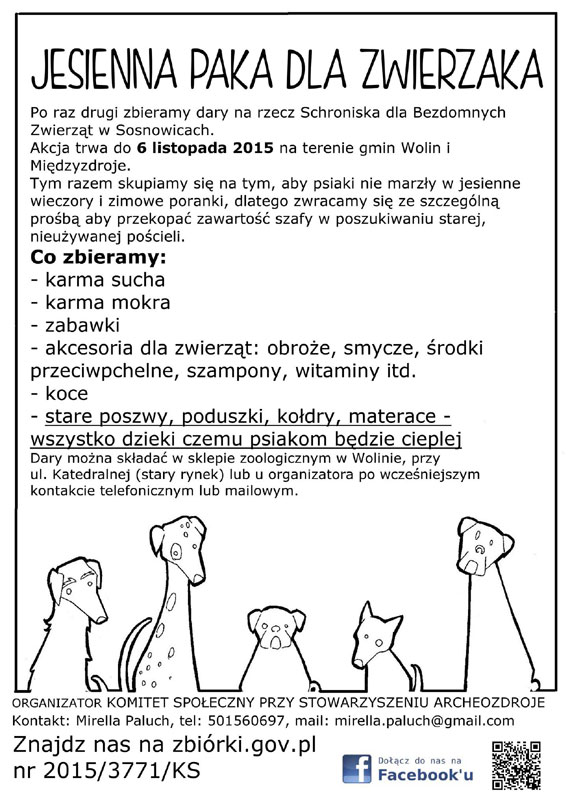 Schronisko w Sosnowicach zbiera dary! Docz do akcji