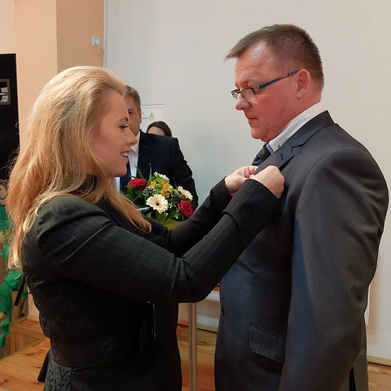 Wyr�nienie Ministra Sportu i Turystyki dla Jacka Ko�by