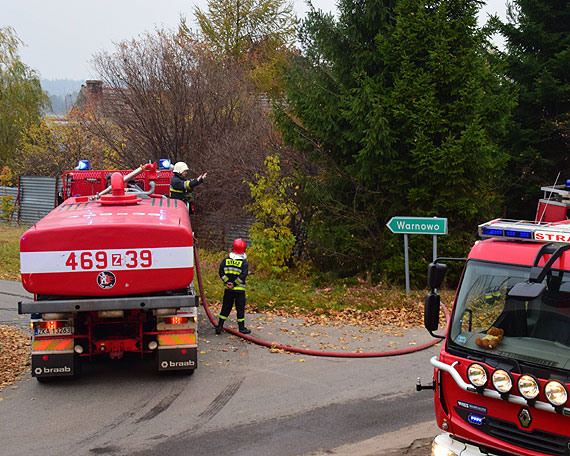 W Dargob�dzu p�on�� pustostan. Najprawdopodobniej podpalenie